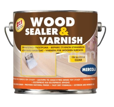 ლაქი ხის Evochem Wood Sealer & Varnish 2.5 ლ