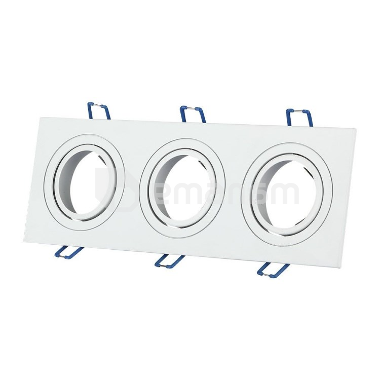 წერტილოვანი სანათი V-TAC რეგულირებადი 3 GU10 ალუმინი 3609