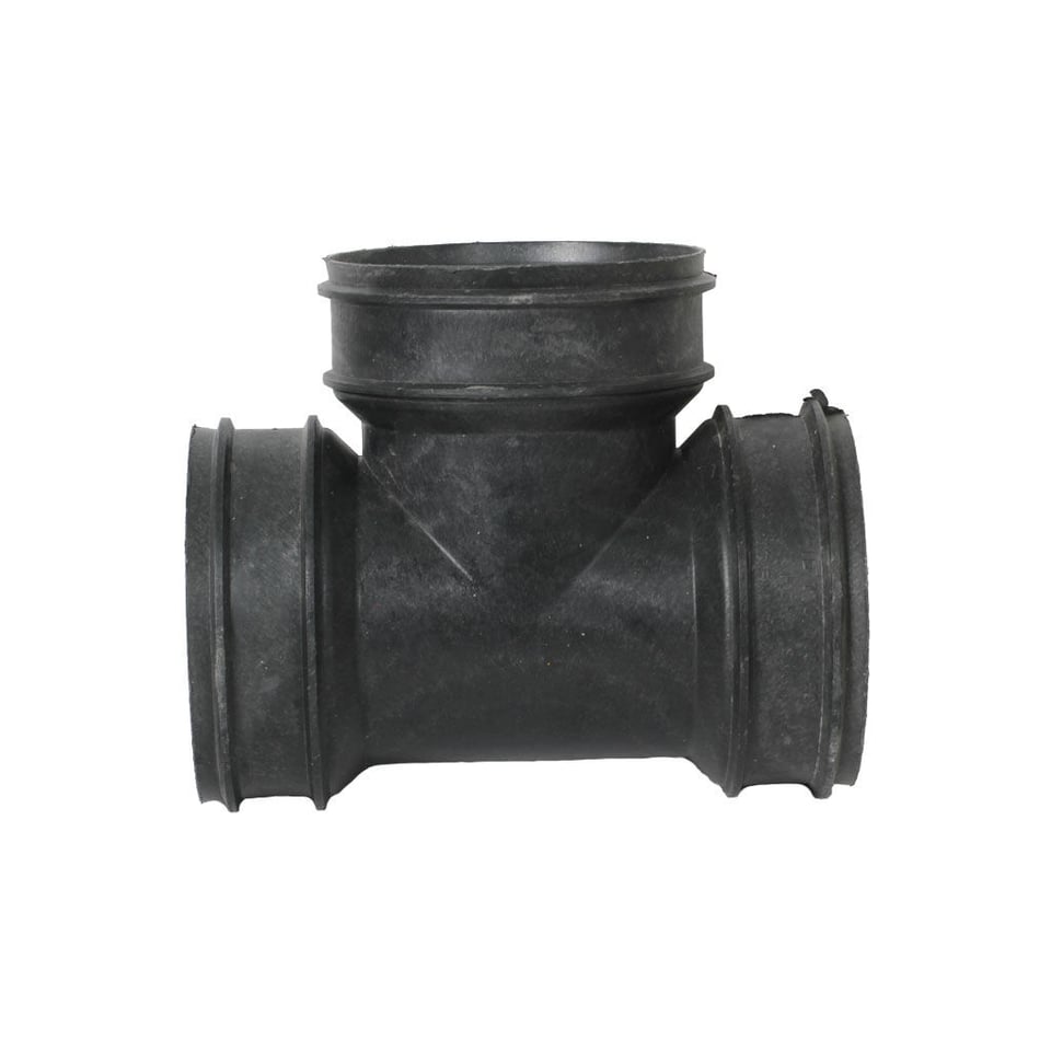 გოფრირებული მილის სამკაპი 100X100 90გრ