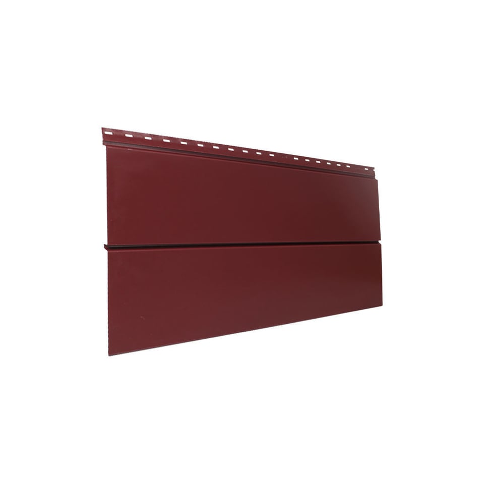 154-იანი ფერადი თუნუქის საიდინგი 0.40X340 პრიალა RAL 3005 NOVA