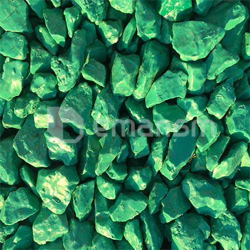 ქვა დეკორატიული შეღებილი მწვანე GeoColor Decor 8 კგ