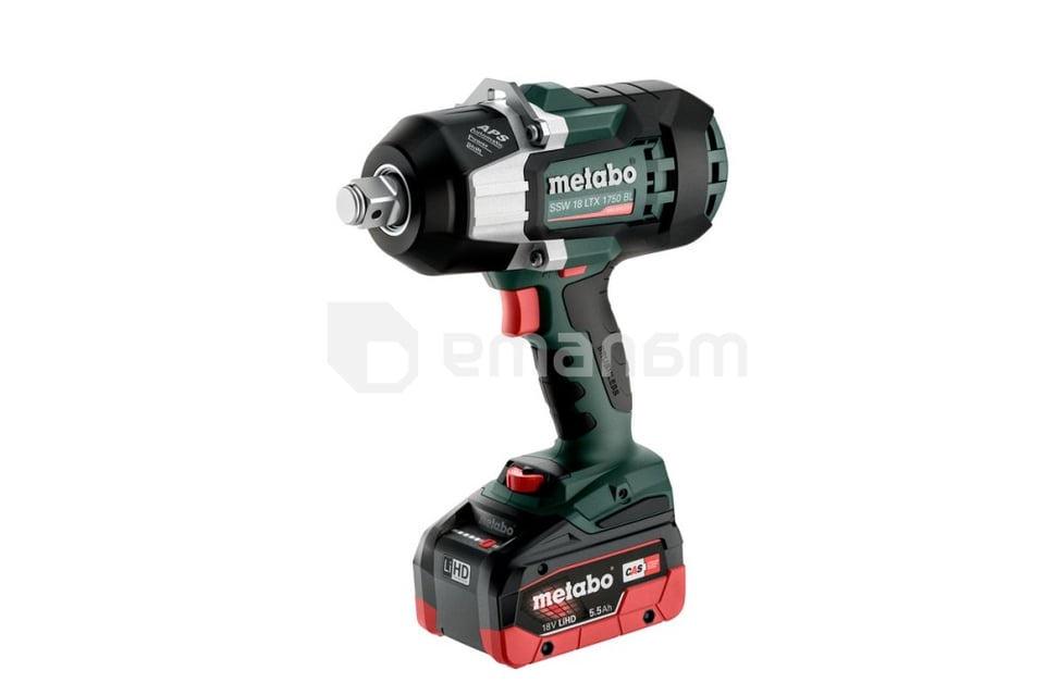 დარტყმითი აკუმულატორის ქანჩსახრახნი Metabo SSW 18 LTX 1750