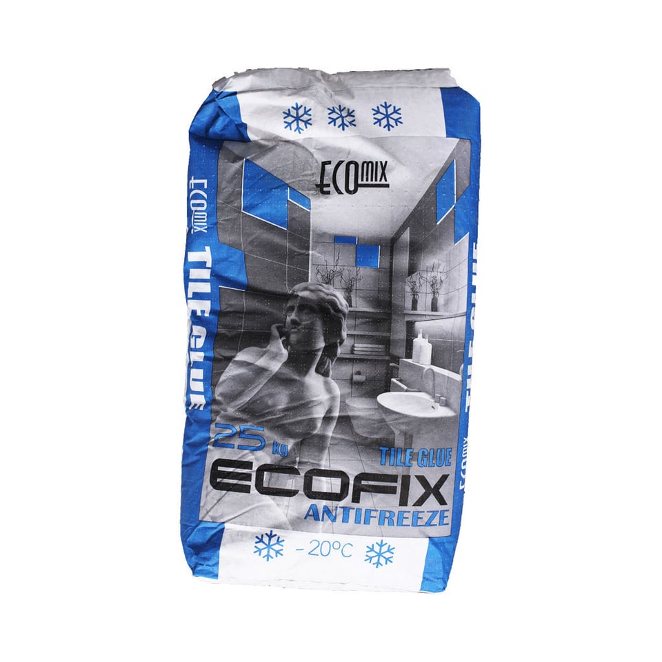 წებო-ცემენტი EKOFIX 25კგ.-იანი ტომარა Antifreeze
