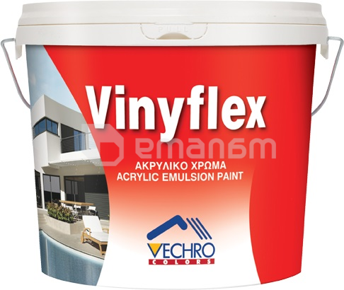 საღებავი წყალემულსიური ფასადისთვის Vechro Vinyflex Acrylic 15 ლ