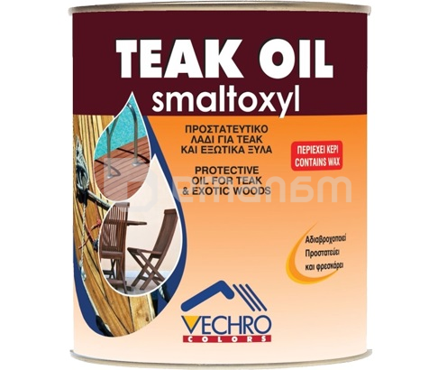ზეთი ხის ზედაპირისთვის Vechro Smaltoxyl Teak Oil 2.5 ლ