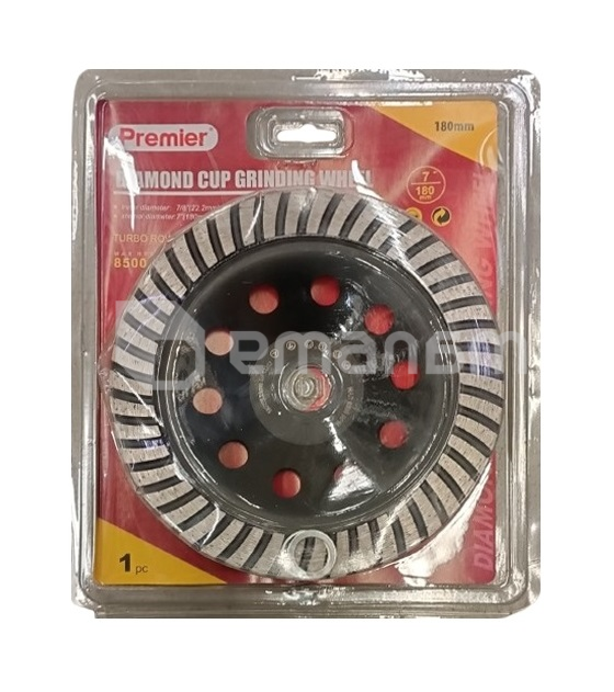 ბეტონის საპრიალებელი დისკი Premier YF4107-180 180x22.2 მმ