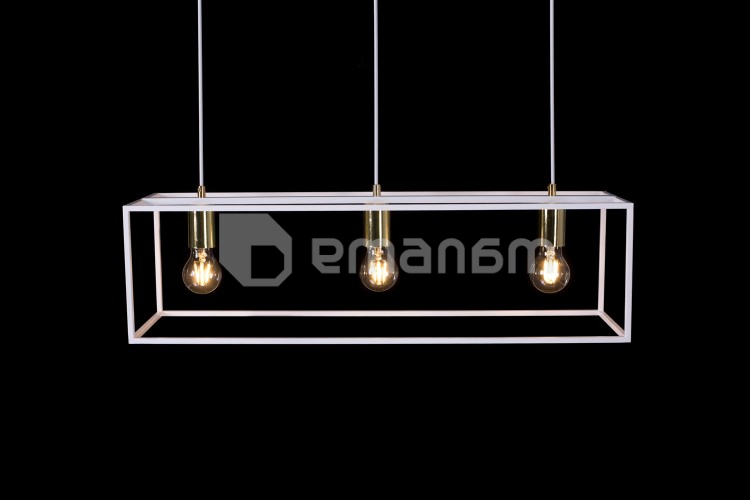 ჭაღი EMIBIG KARMEN 3 E27 3x MAX 60W თეთრი