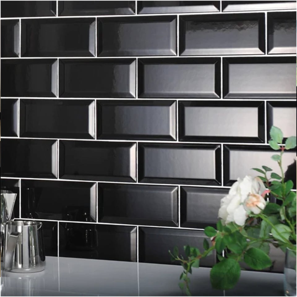 კაფელი METRO NEGRO BRILLO TC430 25*50