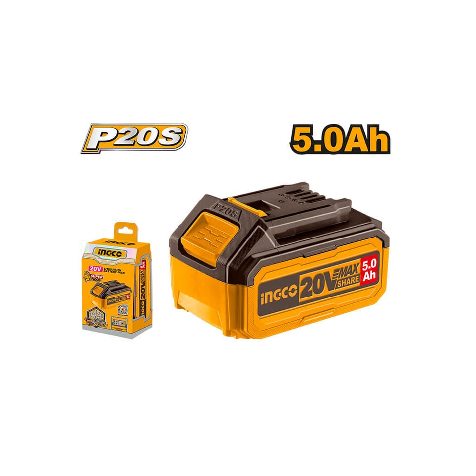 ელემენტი 20V-5Ah Li-Ion Proline INGCO (FBLI20031)