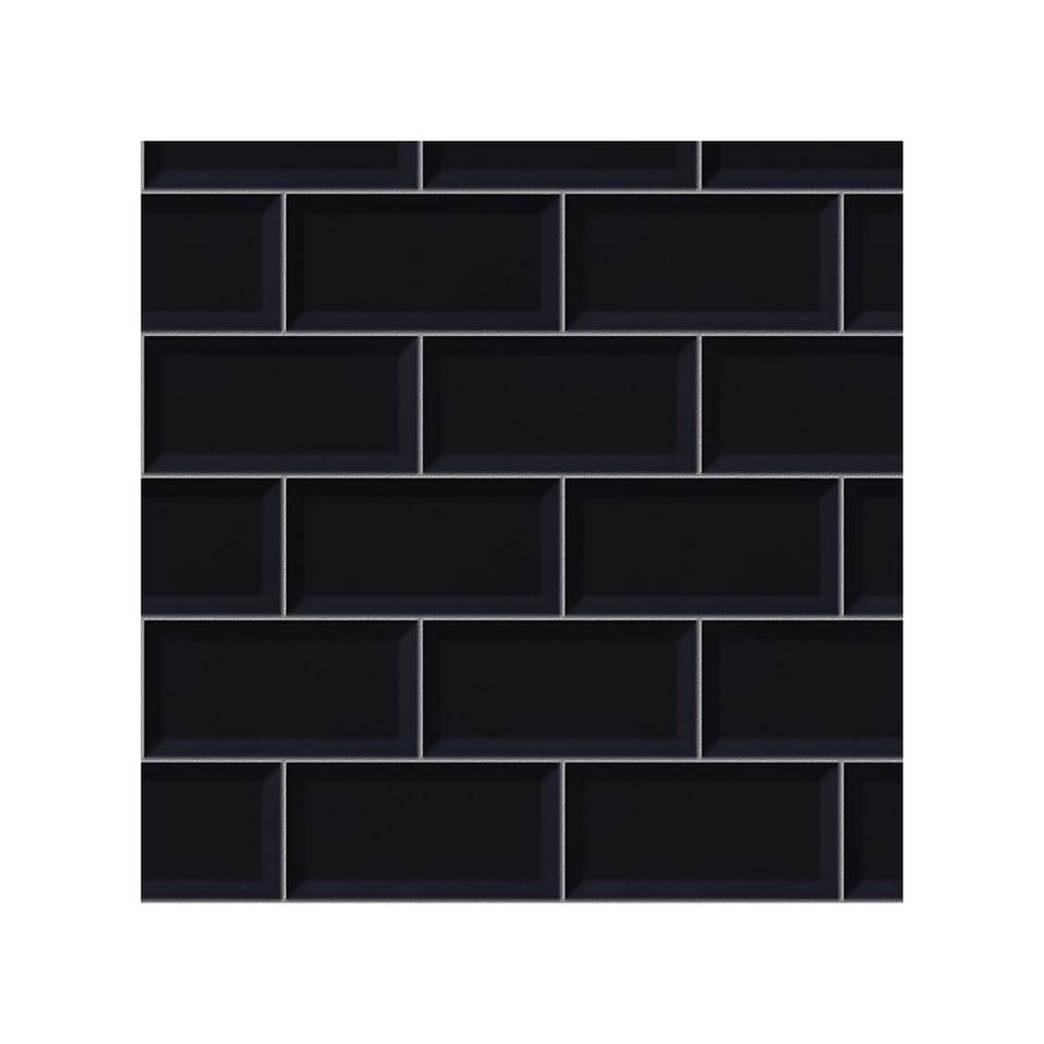 კაფელი METRO NEGRO BRILLO TC430 25*50