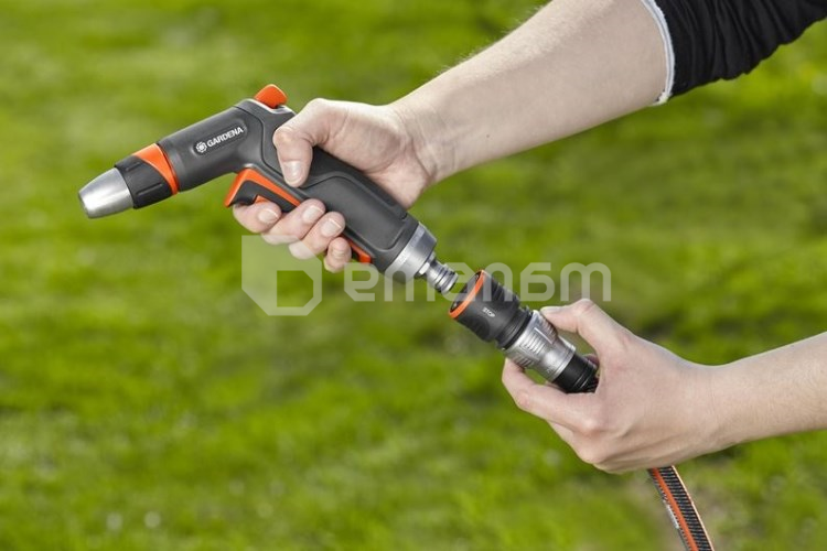 კონექტორი ავტოშეჩერებით Gardena Premium 18253-20 1/2" - 5/8"