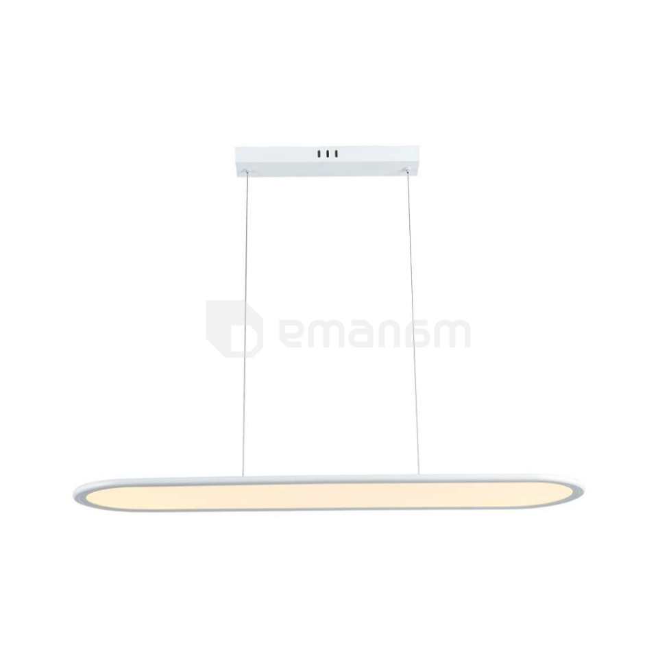 ჭაღი LED V-TAC 24W 3000K 3000Lm თეთრი ფერი 10048