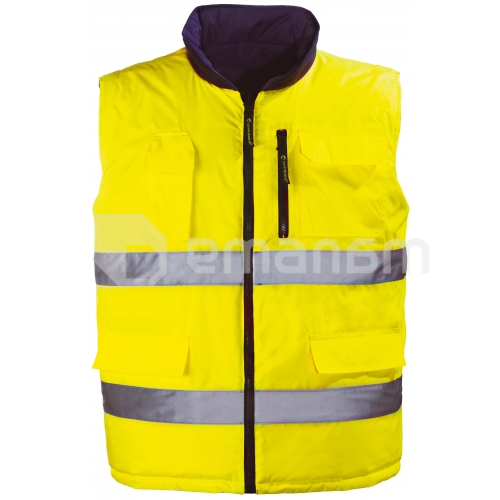 ჟილეტი ორმხრივი Coverguard HI-WAY 7HWGYXL XL ყვითელი