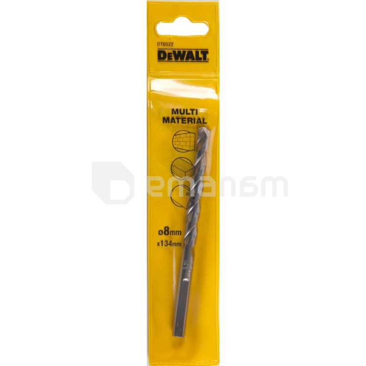 ბურღი უნივერსალური DeWalt Multimaterial DT6522-QZ 8x104/134 მმ