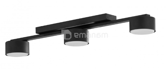 ჭაღი TK Lighting GX53 3x MAX 10W DALLAS შავი 6243 TK-L