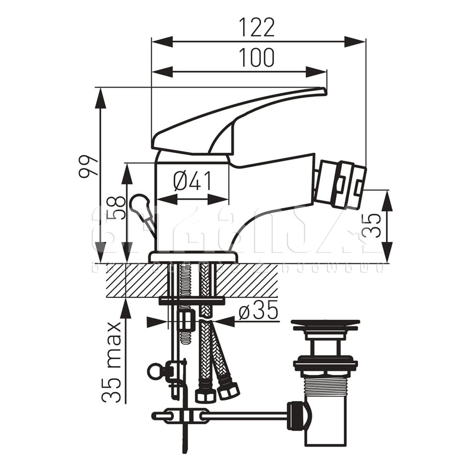 ბიდეს  შემრევი BASIC BBC6