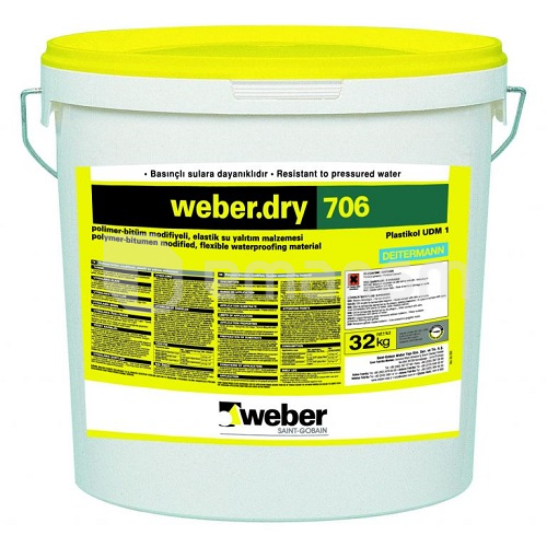 ჰიდროიზოლაცია ბიტუმის Weber.dry 706 32 კგ