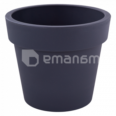 პლასტმასის ქოთანი Aleana Gamma 26x22სმ გრანიტი 7 L