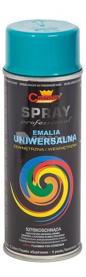 უნივერსალური სპრეი საღებავი Champion Universal Enamel 400მლ ფირუზისფერი