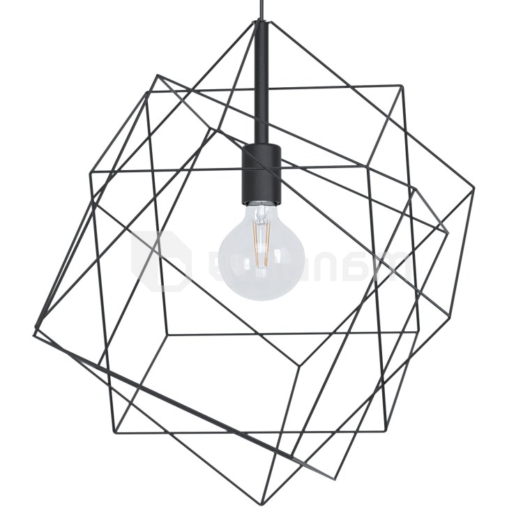 საკიდი Eglo STRAITON 1 E27 1x MAX 60W შავი 43359