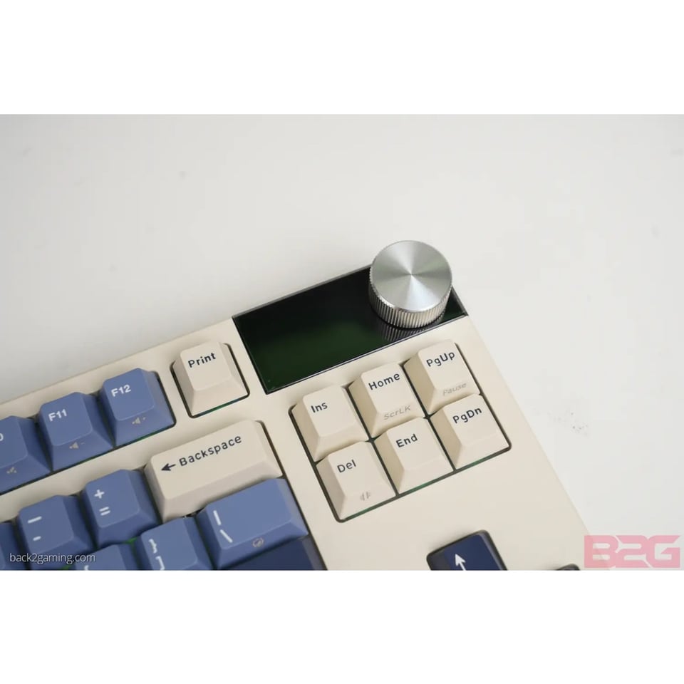 კლავიატურა Royal Kludge RK S85 RGB Mechanical Keyboard, Cloud switch, Hot Swappable, Wireless, Type-C, Bluetooth, 2.4GHz, Horizon Blue