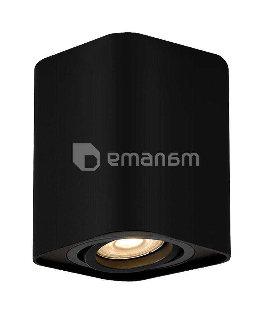 დაუნლაითი Rabalux Kobald 1 GU10 h105 რეგულირებადი შავი 2049