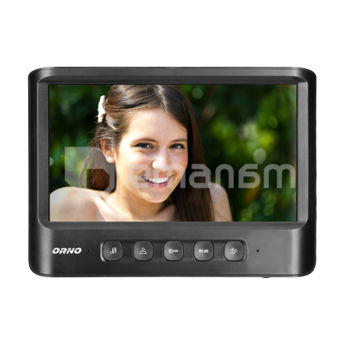 ვიდეო დომოფონი ORNO 7 IMAGO შავი