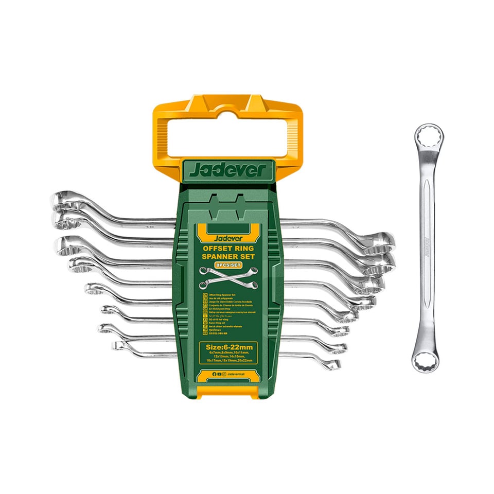 ქანჩის გასაღების ნაკრები(8მმ-22მმ)8ც.-იანი JDFR3208 JADEVER