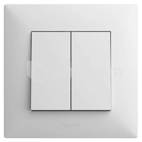 ჩამრთველი ჩარჩოს გარეშე 2-კლ, თეთრი LEGRAND