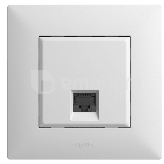 როზეტი ჩარჩოს გარეშე კომპიუტერის თეთრი RJ45 LEGRAND