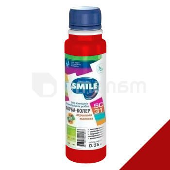 საღებავი-კოლერი Smile SC-31 350 გ წითელი