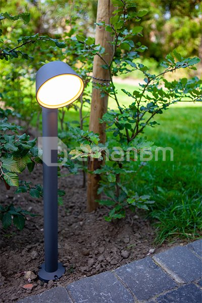 ფასადის სანათი New Light 1653/14/120 P223 1x 12W უქი ნაცრისფერი