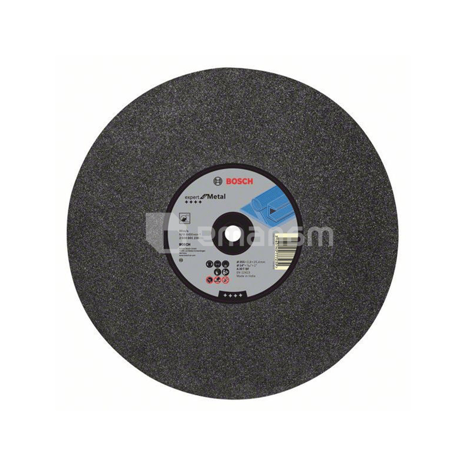საჭრელი დისკი ლითონის Bosch 2608601238 355x2.8x25.4 მმ