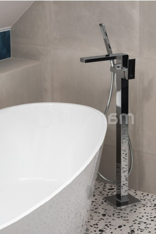 დასადგამი შემრევი აბაზანისათვის KFA Logon ქრომი