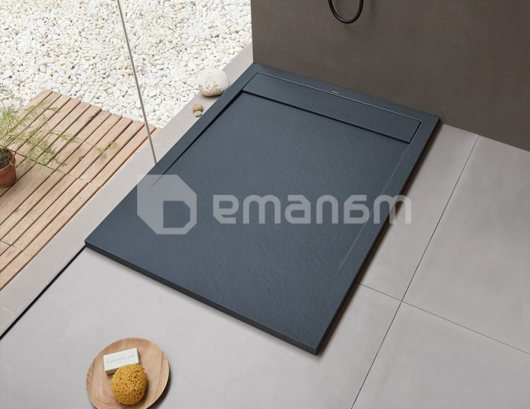 საშხაპე ძირი Sanycces New York 120x80 სმ შავი