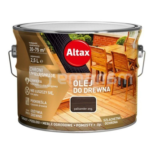 ზეთი ხის Altax ინგლისური პალისანდრი 2.5 ლ