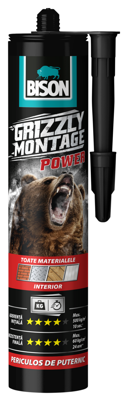 ბიზონის უნივერსალური  სილიკონი ყავისფერი 280 მ/ლ