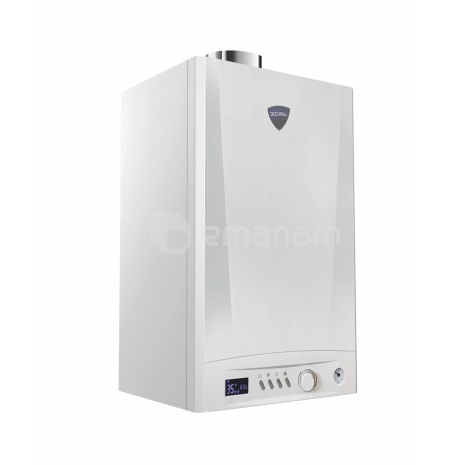 ქვაბი კედლის გაზის კოაქსალური  მილით Decorall DE-H v1 24kw