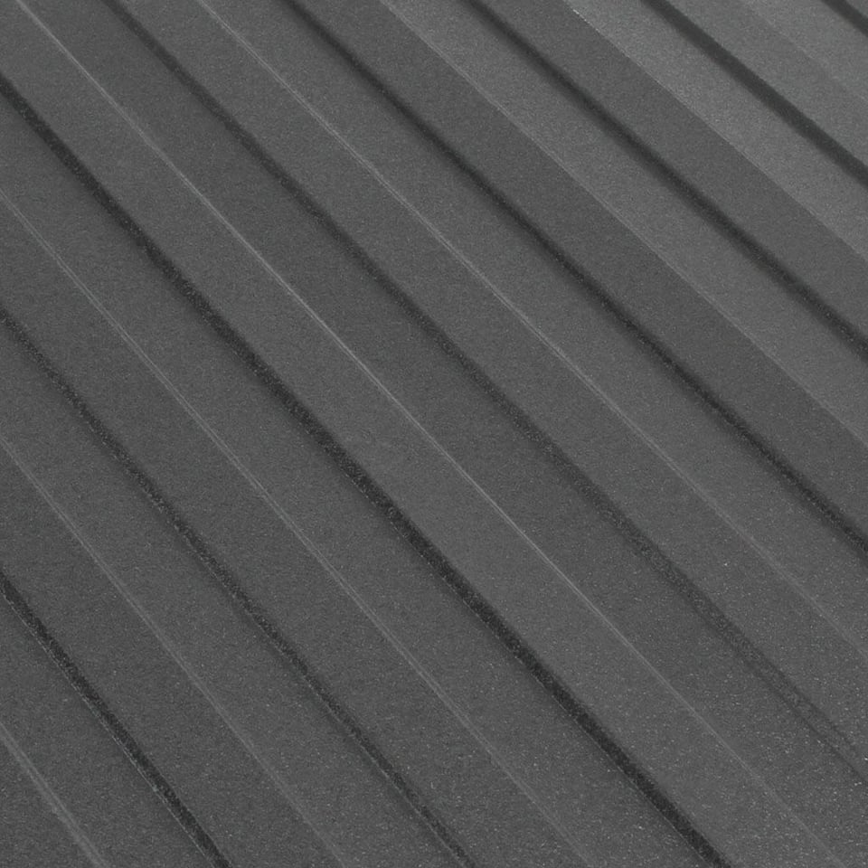 პროფილირებული ფერადი თუნუქი 0.5X1190 ხაოიანი RAL9005 NOVA