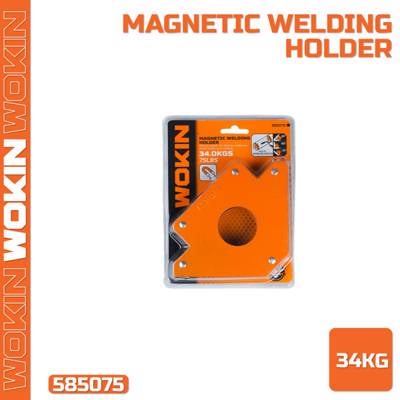 კუთხის მაგნიტური დამჭერი Wokin 585075, 75LBS, Magnetic Welding Holder, Orange