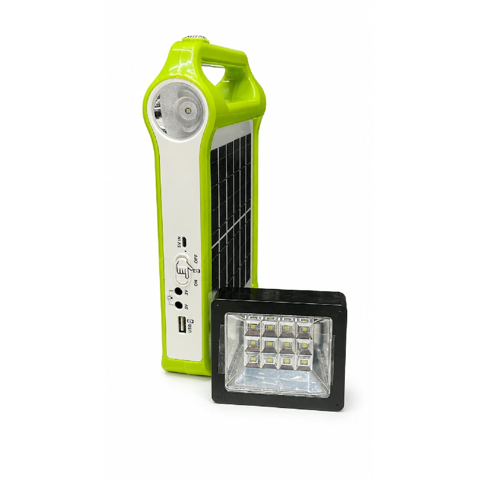LED ფარანი EASY POWER EP-038A 3.7V 3000mAh მწვანე