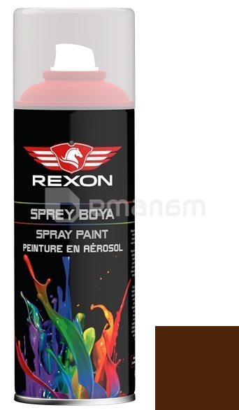 საღებავი სპრეი Rexon ყავისფერი RAL 8011 400 მლ