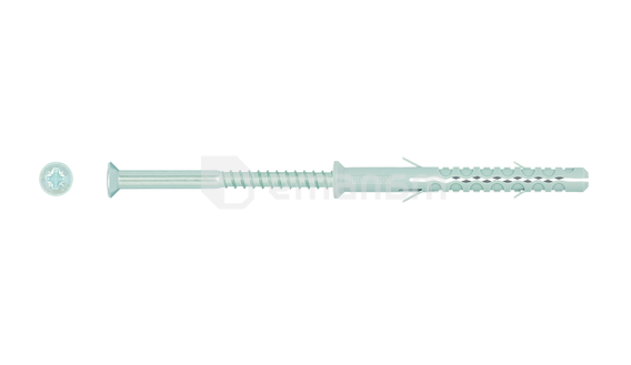 დუბელი ჩარჩოსთვის Koelner 6 ც B-KDS10080 80 mm ბლისტი