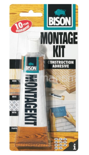 კონტაქტური წებო Bison Montage Kit 125 გ