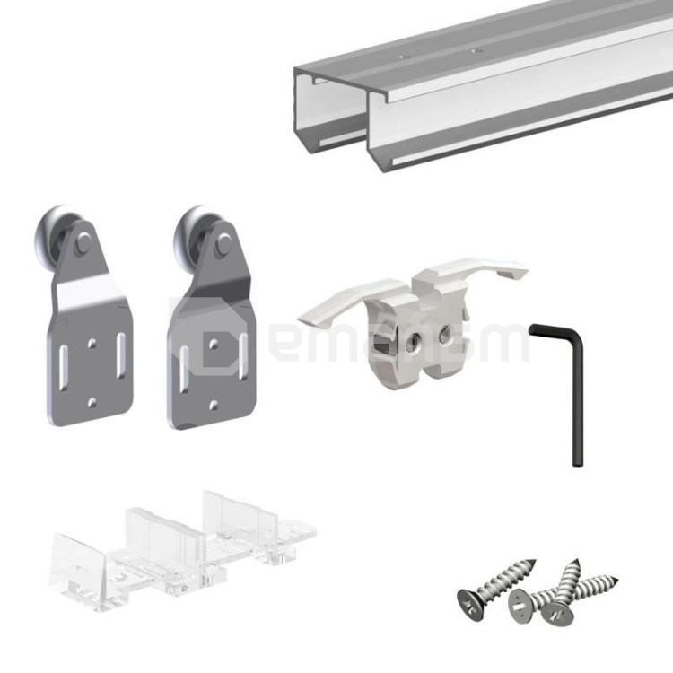 გასაგორებელი კარის ფურტნიტურის კომპლექტი კარადის Valcomp 212-009 1200 მმ