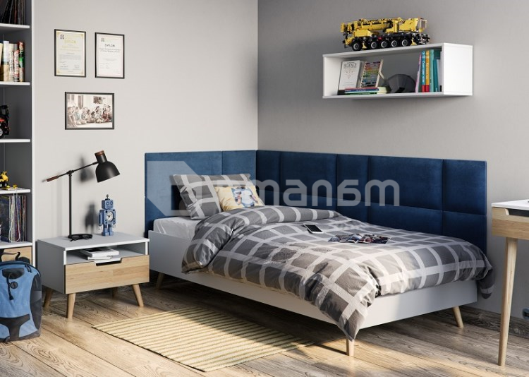 კედლის რბილი პანელი VOX Profile Regular 3 30x30 სმ. მუქი ლურჯი