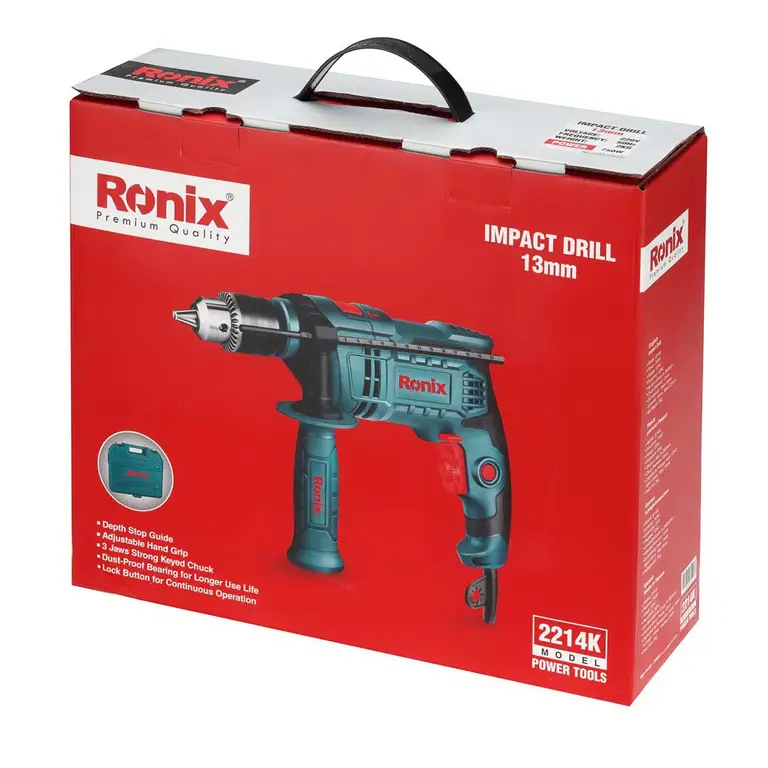 ელექტრო დარტყმითი ბურღი Ronix-2214K 750w