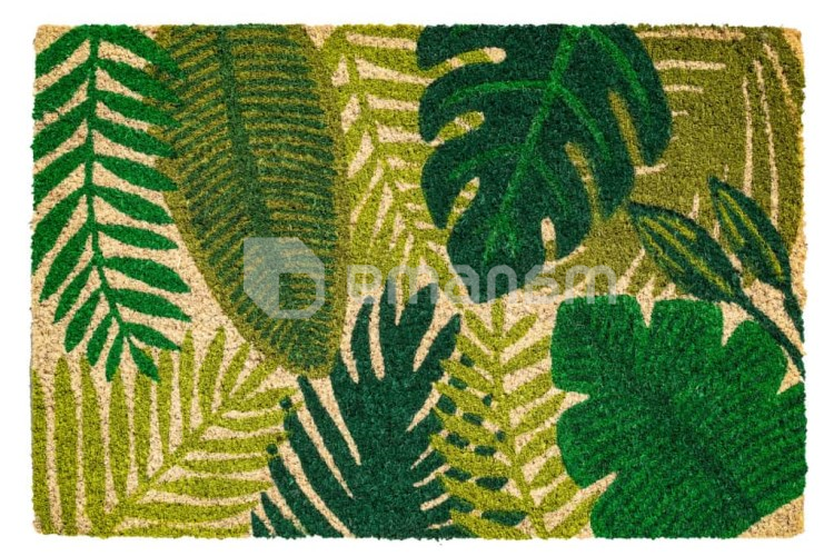 ფეხსაგები Hamat Ruco Print Green Leaves 40x60 სმ