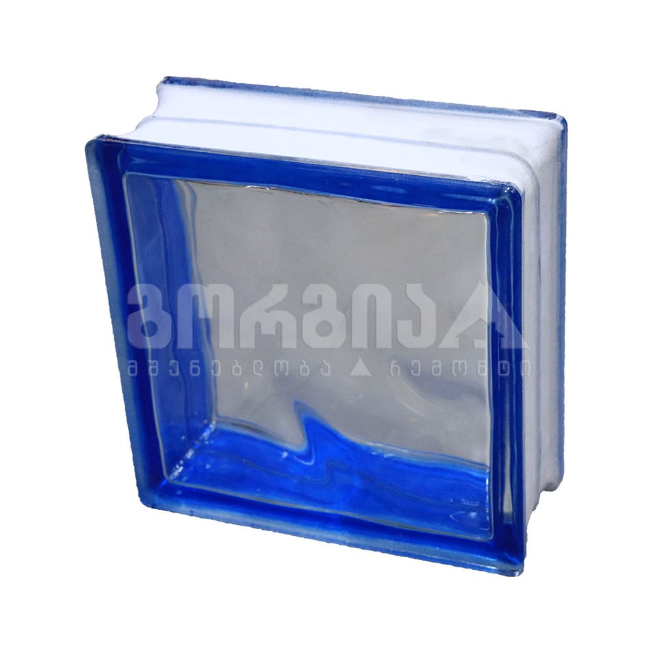 მინა ბლოკი ლურჯი JH080 (Cloudy clear Blue)