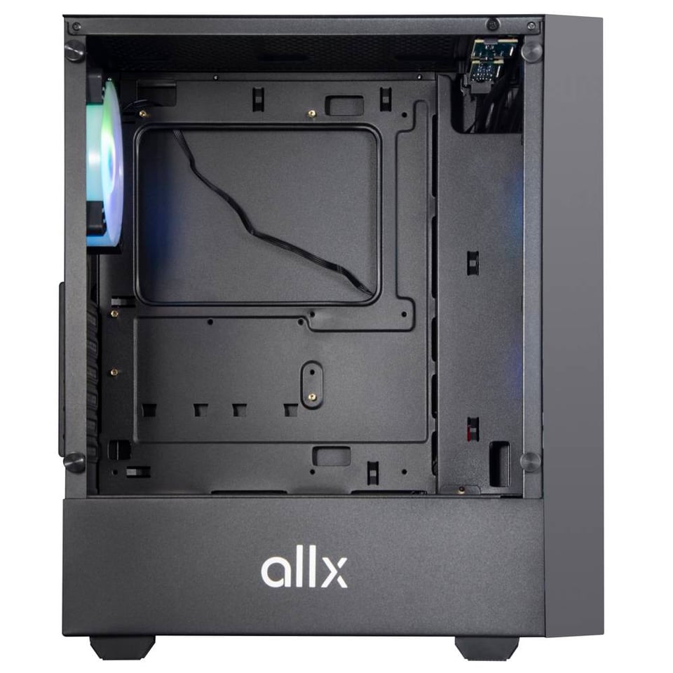 ქეისი ALLX AX-G2045, Computer Case, Micro-ATX, ATX, USB 3.0x1, USB 1.0x2, AUDIO, Black